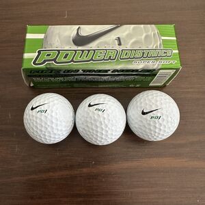 NIKE Precision Power Distance Golf Balls Super Soft New Open Box 3 Balls